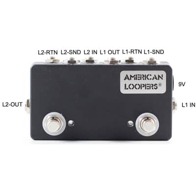 American Loopers Two Separate 1CH Mini True Bypass Looper in One Enclosure image 2