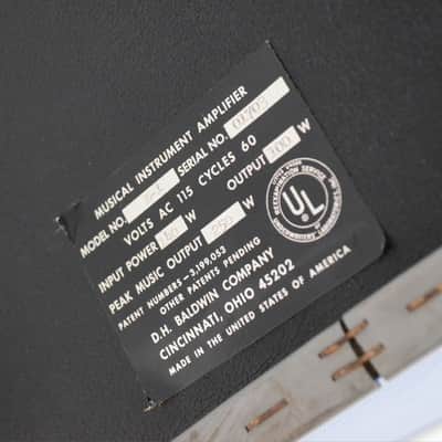 Baldwin E-1 Exterminator Blue Combo 2x15" 2x12" 2x7" 100W Amplifier Amp #32409 image 17