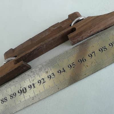 Rosewood Hollow Body Archtop Jazz Guitar Bridge image 3