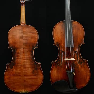 Stradivari Violin Awesome Sound Master Work Antiqued Style Oil Varnish image 1