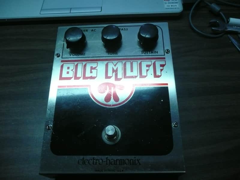 Electro-Harmonix Big Muff Pi V5 (Op Amp Tone Bypass) 1978 - 1980 - Silver image 1