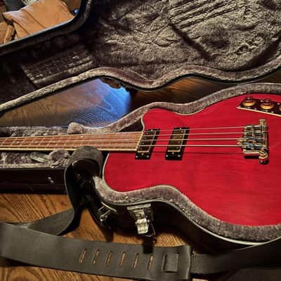 EPIPHONE ALLEN WOODY RUMBLEKAT BASS - WINE RED image 1