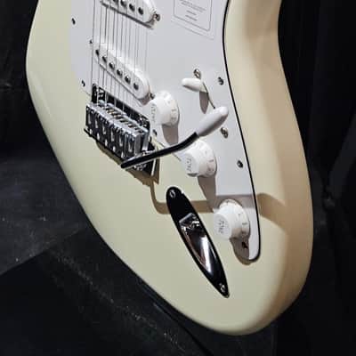 Fender Standard Stratocaster Electric Guitar - Olympic White 2025 image 7
