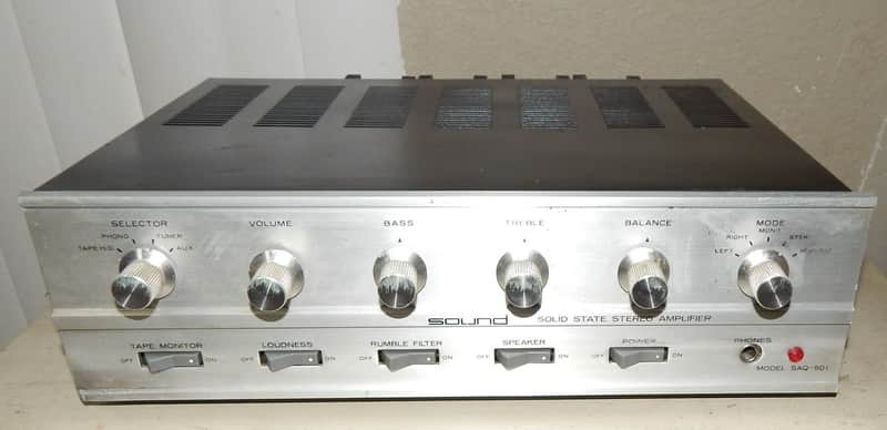 SOUND SAQ-501 vintage stereo integrated amplifier | Reverb