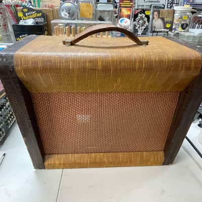 1956 Silvertone 1331 Tube Combo Amp - Tweed image 2