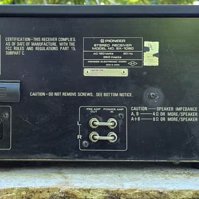 Pioneer SX-1080 Stereo Receiver, Professionally Serviced, Excellent Operation Bild 12