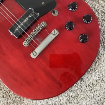 Hofner Electric Guitar, Burgundy, P90 Pickup, 22 Frets image 8