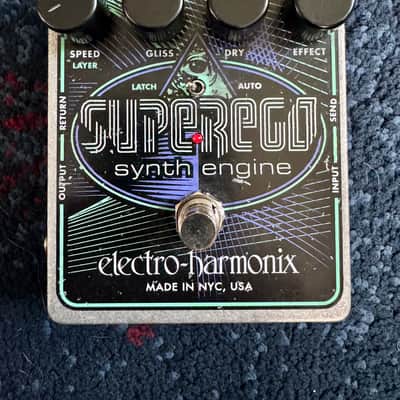 👑 EHX Superego w/REMOTE MOD, Freeze, infinite hold, pedal-tone, piano sustain, glissando, Synth Engine, Electro-Harmonix, gamechanger plus 🧊 image 4