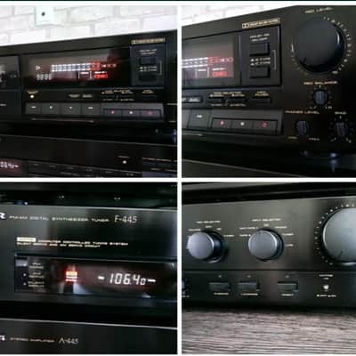 PIONEER A-445 CT-445 F-445 Rare Vintage Cassette Deck Set Japan Warranty 1989s image 11