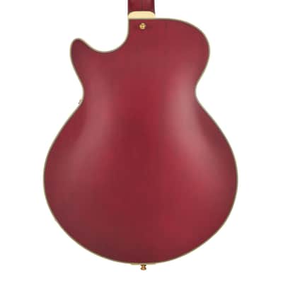 D'Angelico Deluxe Bobby Weir SS Semi-Hollow Guitar - Satin Trans Wine - B-Stock image 7
