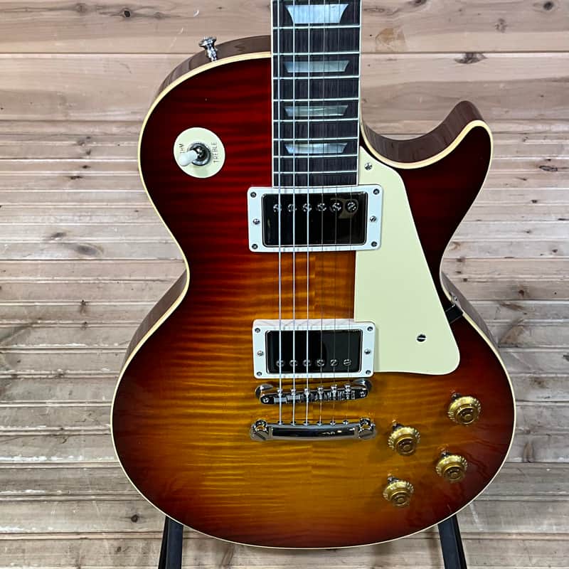 Gibson Custom 1959 Les Paul Standard Reissue Gloss Electric Guitar B-STOCK - Huburst image 1