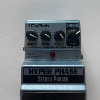 Digitech XHP X-Series Hyper Phase Stereo Phaser 7-Modes Guitar Effect Pedal image 2