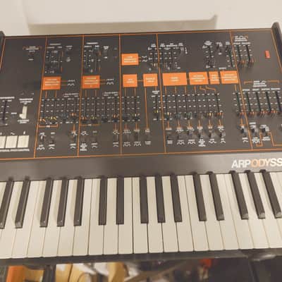 Korg ARP Odyssey Rev3 37-Slim Key Duophonic Analog Synthesizer 2015 - Present - Black/Orange image 4