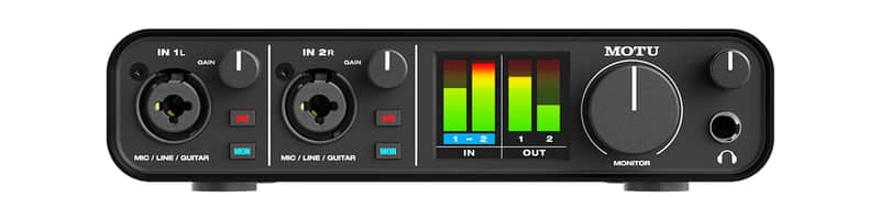 MOTU M2 USB-C Audio Interface 2019 - Present - Black image 1