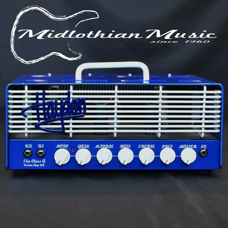 Hayden Mini MOFO - 15W Tube Amplifier Head - Blue Finish (Display Model) image 1