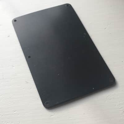 Vintage No String Holes Aged Relic Back Plate Tremolo Cover Black For Fender Strat Stratocaster Rare image 19