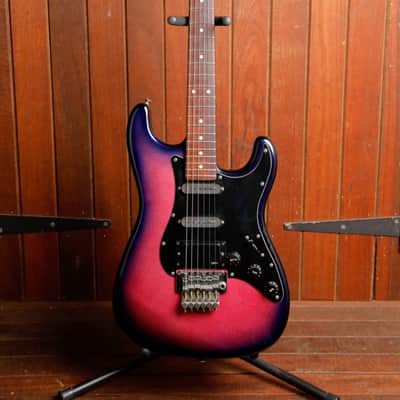 Fernandes FST-65 Purple Sparkle Burst Electric Guitar 1980s MIJ Pre-Owned image 2