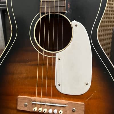 Silvertone F-61 Parlor Acoustic Guitar 1960’s - Sunburst image 2