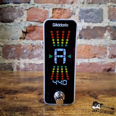 D'Addario Chromatic Pedal Tuner w/ Box *USED* (2020s - Silver) image 2
