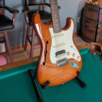 Fender Semi Hollow Stratocaster 2019 - AAA flame ice tea image 20