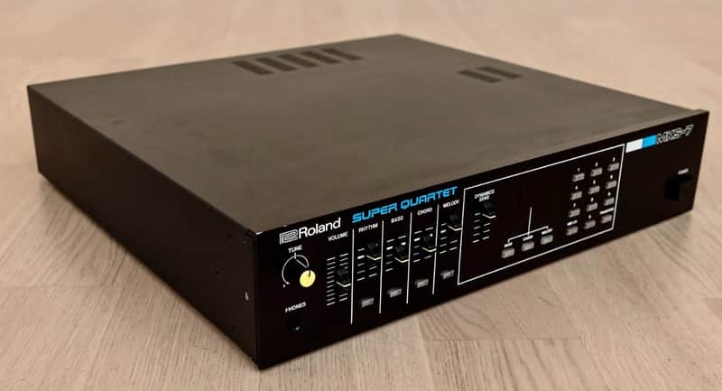 Roland MKS-7 Super Quartet Synthesizer Module 1985-1989 - Black image 1