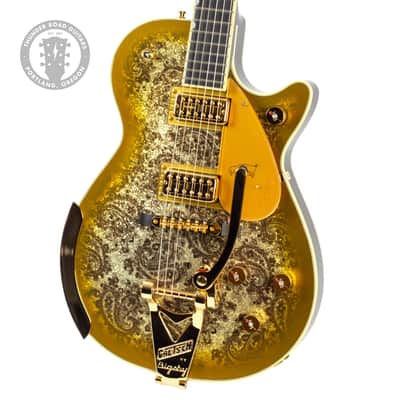 New Gretsch G6134TG Limited Edition Paisley Penguin Gold Paisley w/Bigsby String-Thru Vibrato Tailpiece #JT25010196 image 1