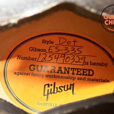 2019 Gibson ES-335 Satin Black w/ OHSC + Paperwork image 12