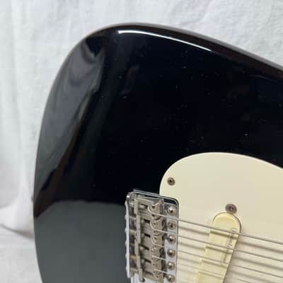 Fender ST-57 ST57 Stratocaster Guitar with Custom-ordered preamp - MIJ Made In Japan 1993 - 1994 - Black / Maple neck image 2