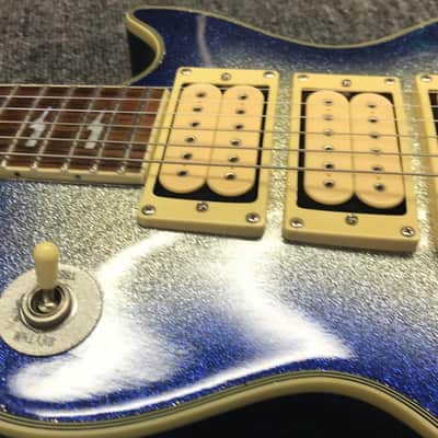 Epiphone Ace Frehley Blue Burst Silver Sparkle 1997 - Gloss image 6