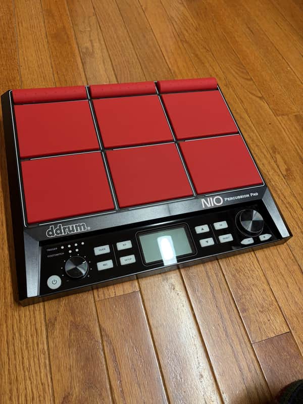 ddrum NIO Percussion Pad 2022 - Present - Black / Red image 1