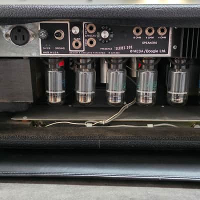 Mesa Boogie Mark IIB Coliseum 300 Series 1980-1983 USA Vintage 180w 180 Watt Simul-Class American Tube Guitar Amplifier Amp Head MK 2 MK2 MKII MKIIB MK2b II B RARE image 7