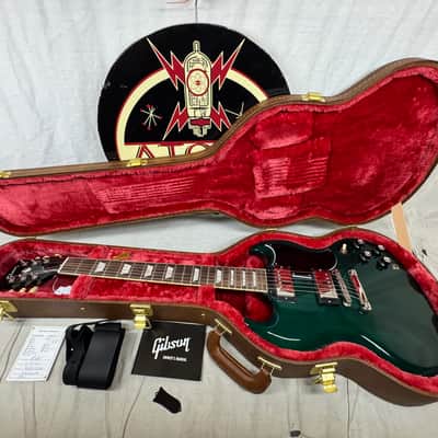 Gibson SG6100TLNH1 SG Standard '61 1961 Reissue Guitar with Case 2024 - Translucent Teal image 1