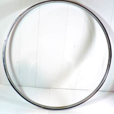 22" Bass Drum Hoop / Chrome / No Wrap Inlay image 7