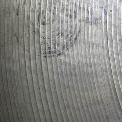 Vintage 1970s Tosco 16” Crash Cymbal (CRACKED) image 2