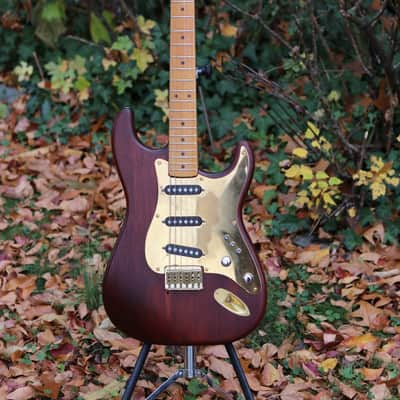 Schecter dream machine exotic woods boogie bodies brass hardware - natural image 1
