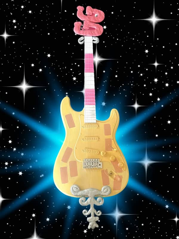 Custom Electric Guitar - Goofy Goober Inspired Design | Unique Collectible image 1