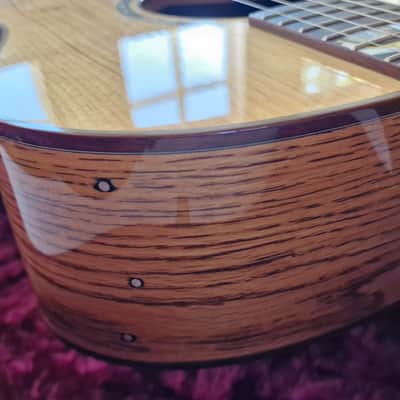 Taylor Pallet Master Built Custom Shop NAMM Acoustic Guitar Breedlove Forklift Inlay image 13