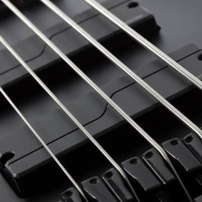 Schecter SLS Evil Twin-5 LH - Satin Black (1397) image 13