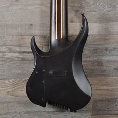 Legator G9F Black Satin Flame Maple Black 9-string Multi-Scale image 4
