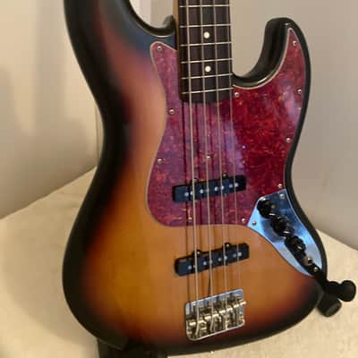 Fender MIJ '62 REISSUE JAZZ BASS 1987-1988 - SUNBURST ROSEWOOD FINGERBOARD GREAT CLEAN BASS! image 1