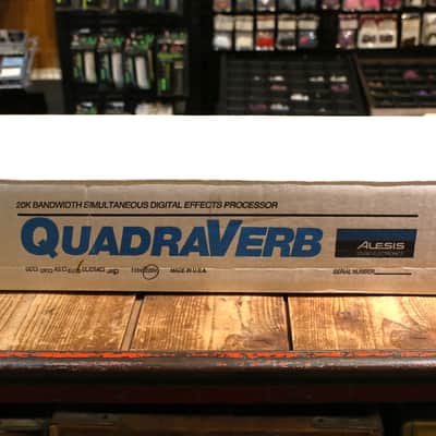 Alesis QuadraVerb 20k Bandwidth Simultaneous Digital Effects Processor 1990s - Black image 2