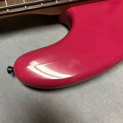 1989 Fender Jazz Bass Special  Razz Berry MIJ image 10