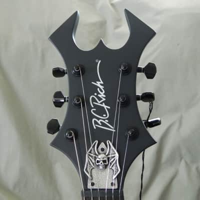 4 SKULL PARTS for bc rich Kerry King warlock guitar KFK KK hand made solid metal parts rings truss image 6