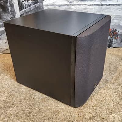 Bowers & Wilkins Bowers & Wilkins ASW608  compact, 200-watt powered subwoofer 90s  - Black image 2