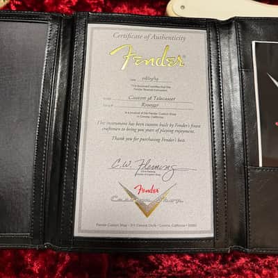 Fender Custom Shop Vintage Custom 1958 Top-Load Telecaster 2019 - AWBL image 18