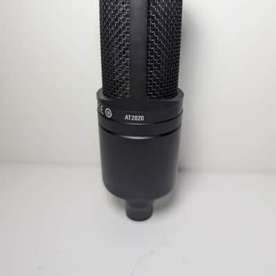 Audio-Technica AT2020 Large Diaphragm Cardioid Condenser Microphone 2010s - Black image 3