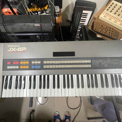 Roland JX-8P 61-Key Polyphonic Synthesizer 1984 - 1986 - Black