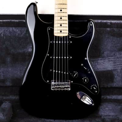 Fender Stratocaster Hardtail 1978 Black Vintage USA w/ Hard Case image 1