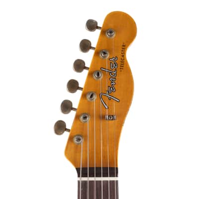 Used Fender Custom Shop 1961 Telecaster Heavy Relic - Faded Bleached 3-Color Sunburst image 8
