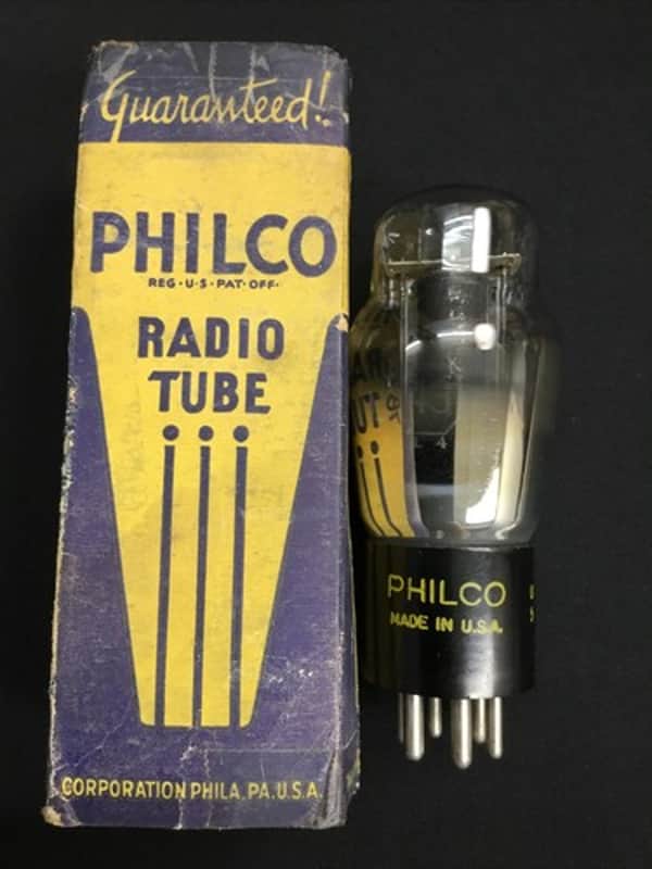 NOS PHILCO TYPE 43 Coke Bottle PENTODE Power VACUUM TUBE Tested USA P.2030-D image 1